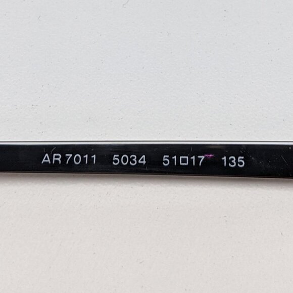 🕶️Made in Italy! Giorgio Armani AR7011 Eyeglasses 51/17 135 /KAE525🕶️ - Picture 5 of 6